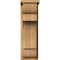 Ekena Millwork New Brighton Rough Sawn Corbel w/Backplate, Western Red Cedar, 8"W x 14"D x 26"H COR08X14X26NEB01RWR - alternate 2